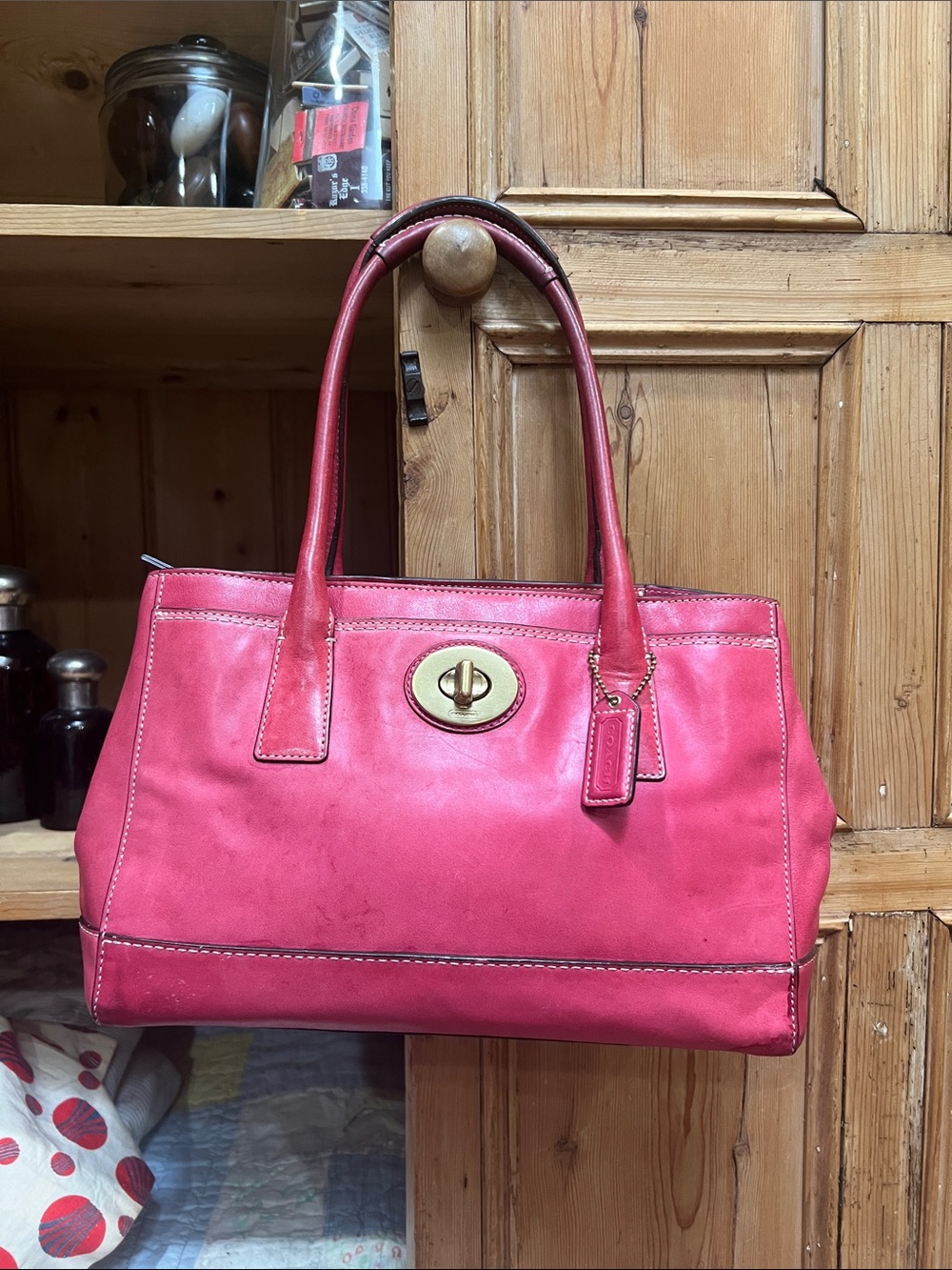 Coach 11553 Hamptons Madeline Turnlock Shoulder Bag